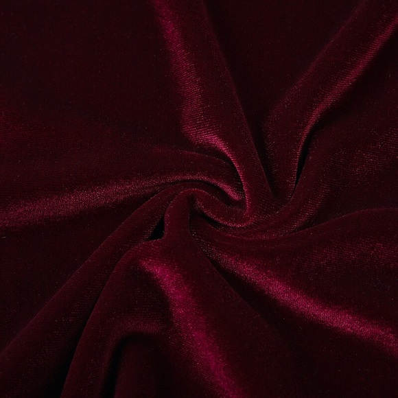 Velvet Long Sleeve Bodycon Dress - Picture 7 of 8